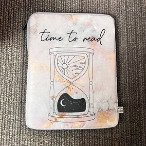 Fandomtastic Time to Read hourglass Tablet Book Sleeve